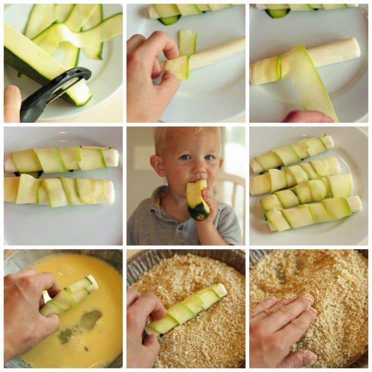 Cheesy Zucchini Sticks Recipe. Even if you don't grow zucchini, it's such a great price right now!! Buy a bunch and try these cheesy sticks.